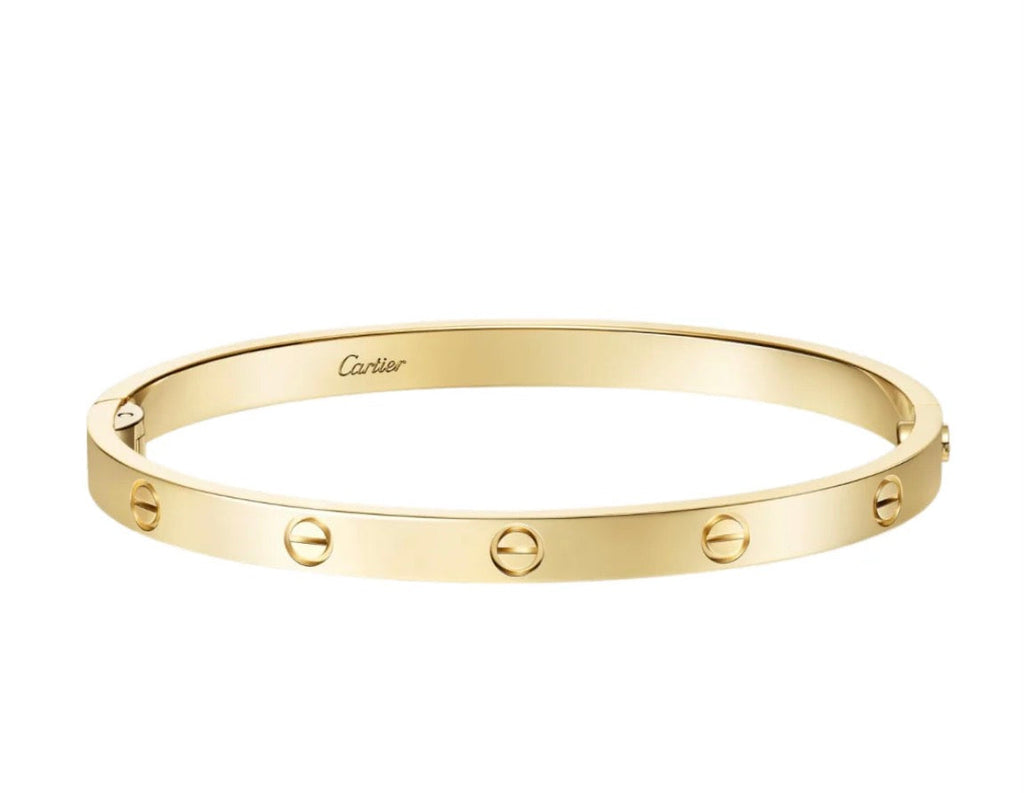 Cartier love full set gold (titanio+baño de oro)