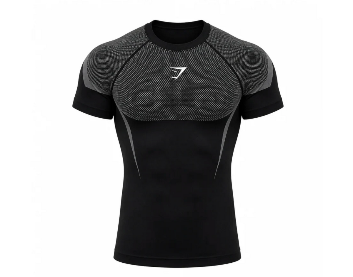 Gymshark Black-White (una talla reducida)